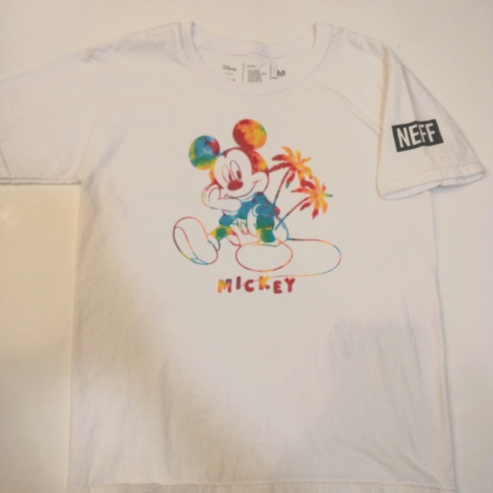 NWOT  Tye Die Mickey Mouse Shirt Sz 8/M
